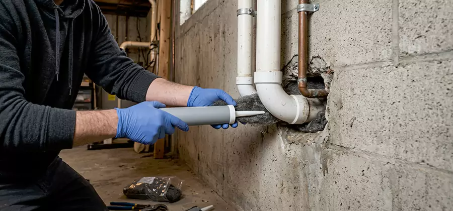 Mouse Proofing Pipes in Mc Lean